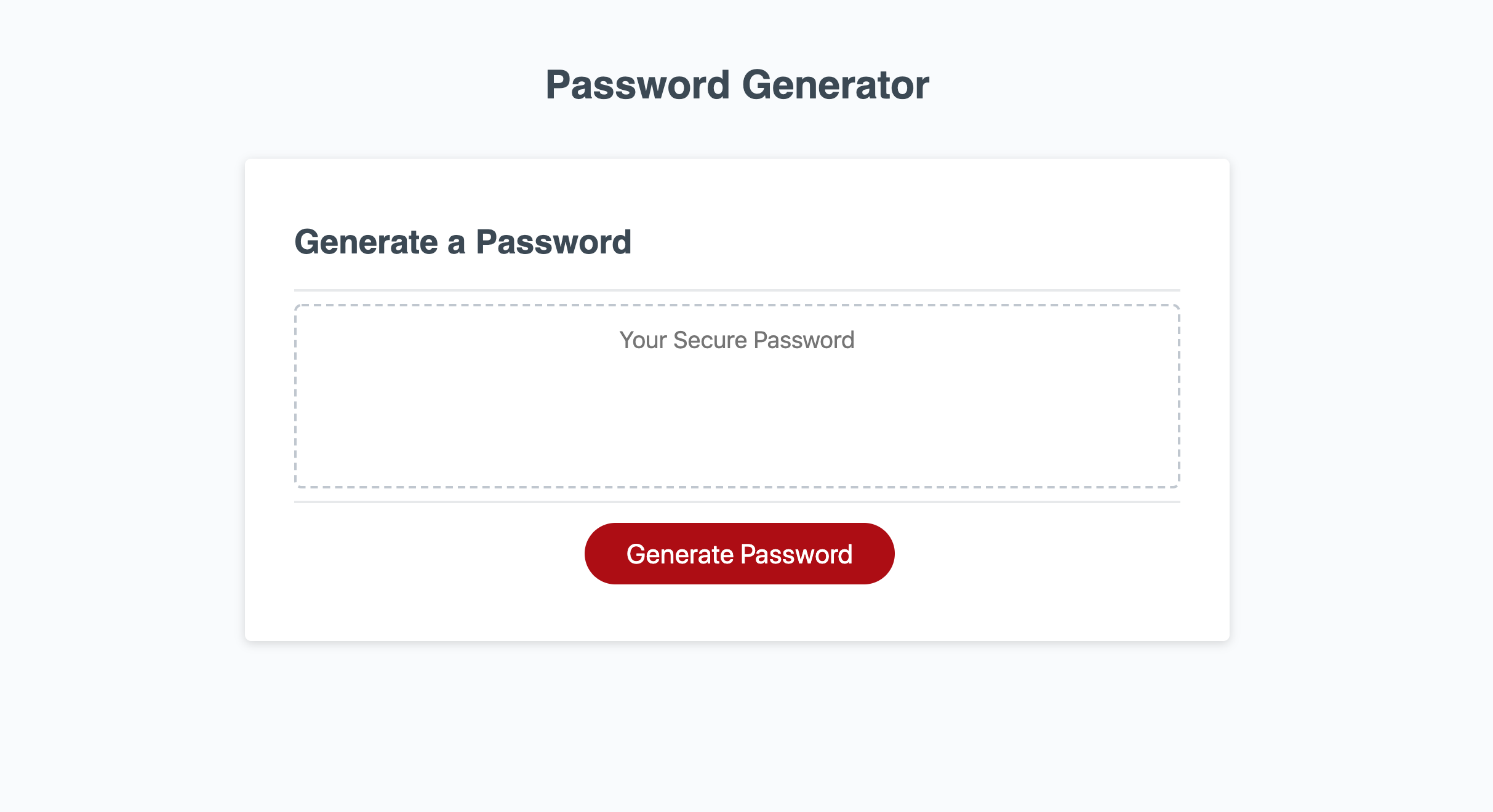 password generator